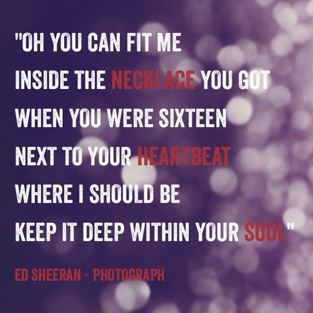 Ed Sheeran Photograph